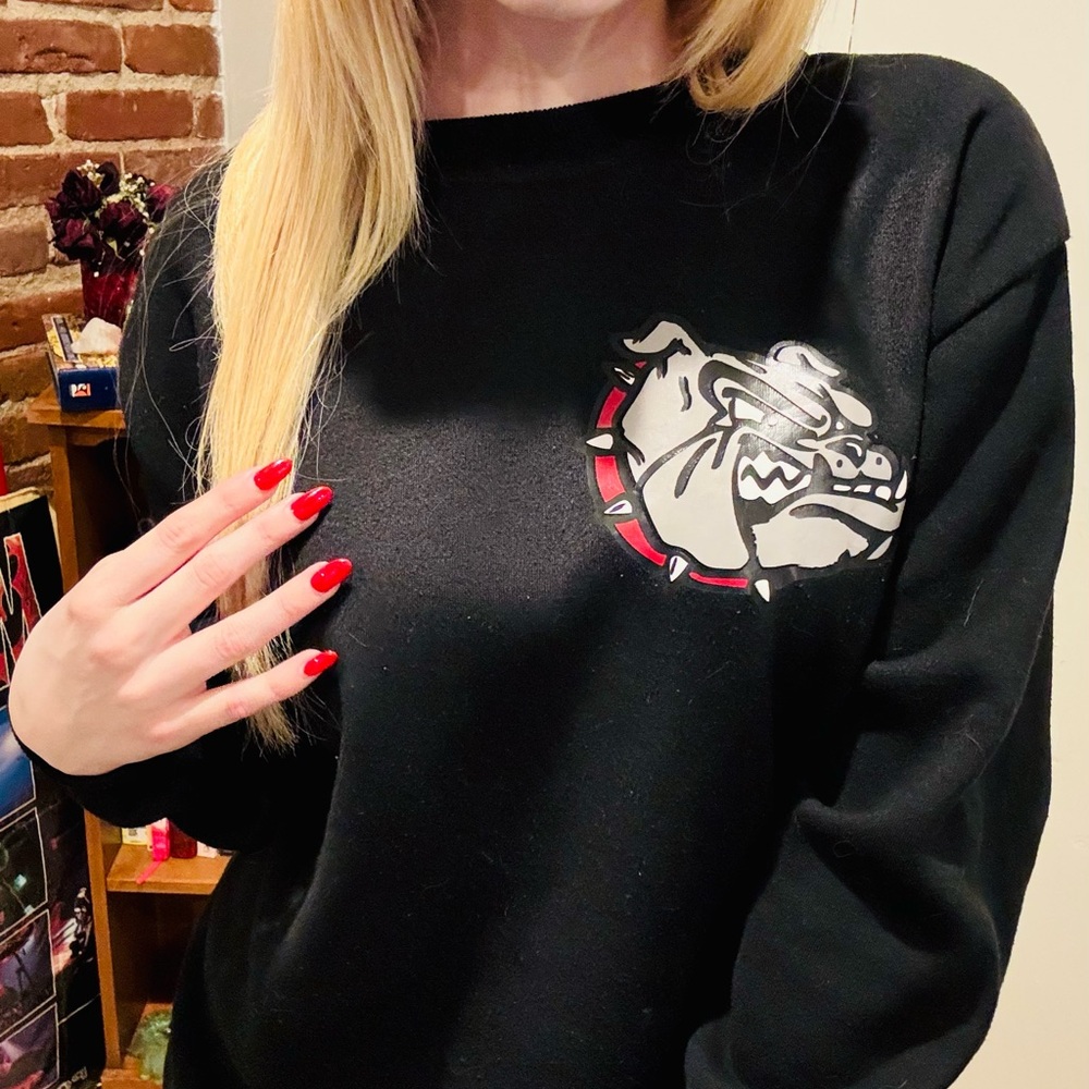 Black Graphic Sweatshirt